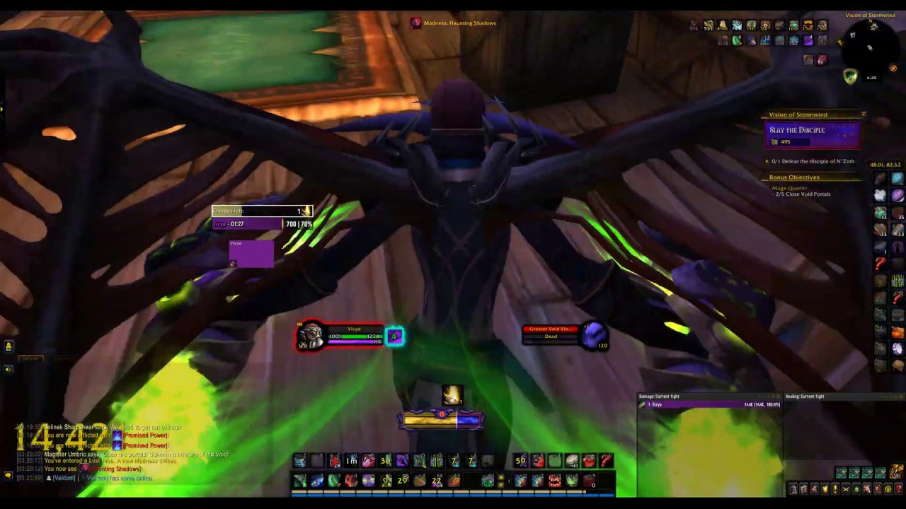 1 Mask Full Clear Horrific Vision of Stormwind - Havoc DH - YouTube
