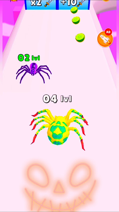WE RAISED A HUGE SPIDER 🕷️#android #games #stickrunner #roblox #2024