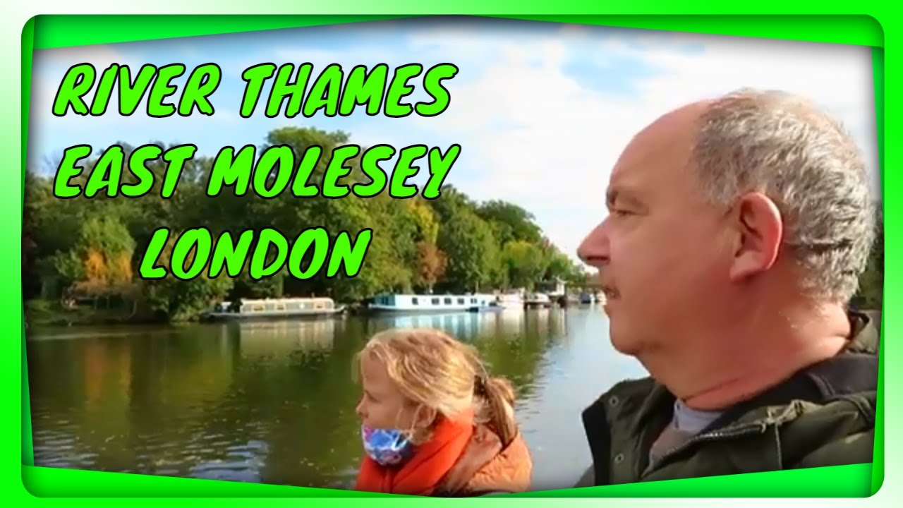 RIVER THAMES at EAST MOLESEY - Oct 2020
