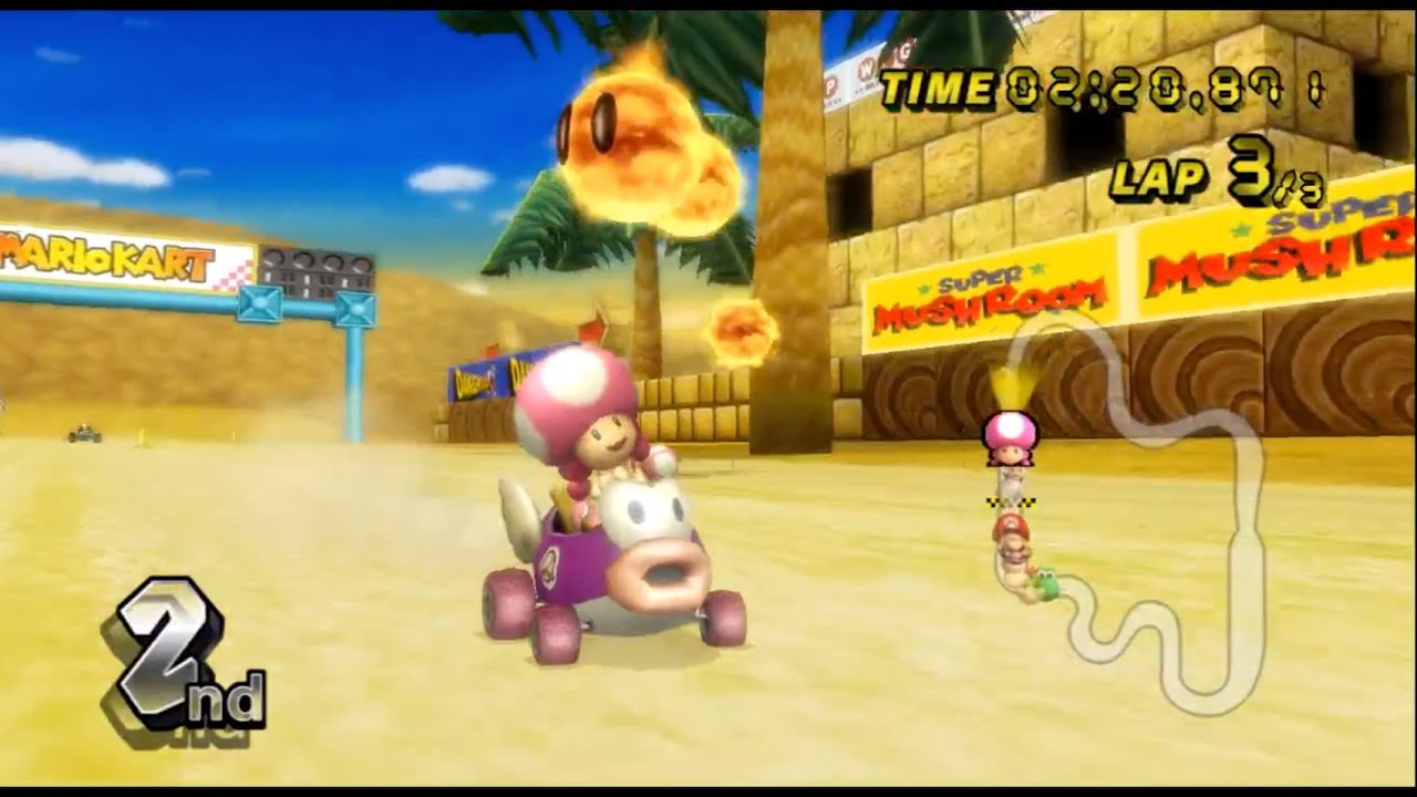 Mario Kart Wii - Toadette - 150cc Leaf Cup - Cheep Charger マリオ
