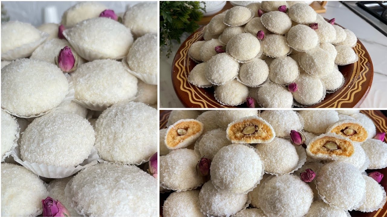 جديد حلويات العيد 2024 / حلوة سهلة وسريعة إقتصادية بكمية كثيرة بمكونات بسيطة حضريها فرمشة عين😇