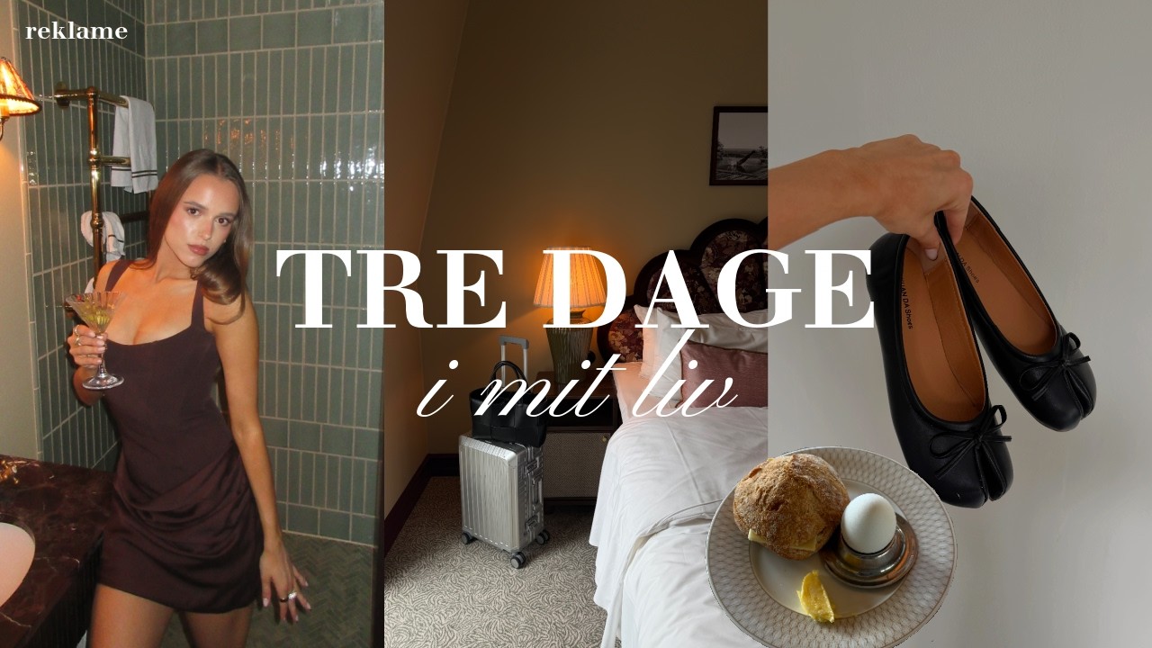 3 HYGGELIGE DAGE | getaway med Signe, hair care snak & sommerhus