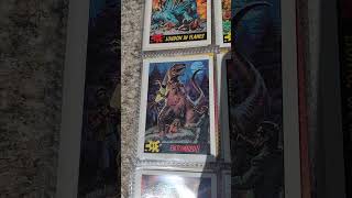 Dinosaur 🦖🦕 Attack 1988 Topps trading cards treasure hunting find #vintage #trading cards