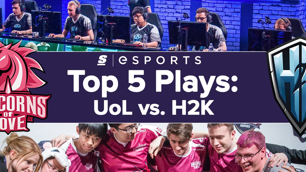 Top 5 Plays from Unicorns of Love vs. H2k-Gaming (2016 EU LCS)