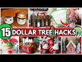 15 Last-Minute Dollar Tree Christmas DIYs to try NOW! 🎄🤯