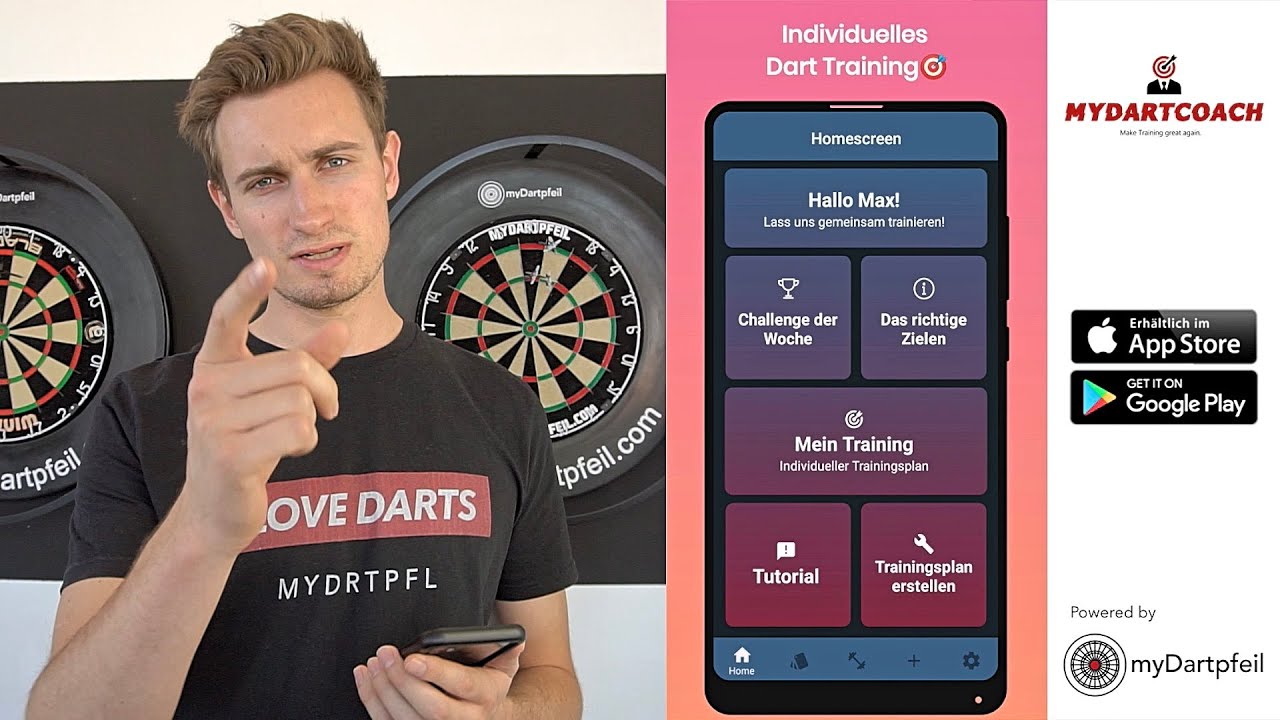 myDartCoach App: Dart Training auf das nächste Level bringen! | Darts Tutorial | myDartpfeilTV ...