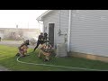 PRE-ARRIVAL: Firefighters stretching into a kitchen fire, North Catasauqua, PA 09/11/17