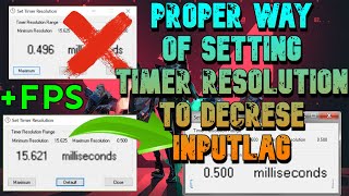 Timer Resolution - Decrease Input Lag Quick Tutorial