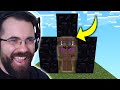 EN KOMİK TROLL! GİZLİ KAPIYA SAKLANDIM Minecraft Bed Wars
