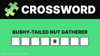 Animals Crossword Puzzles Trivia Quiz 2026-08-15