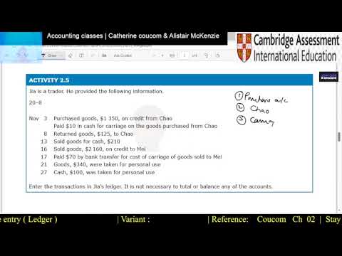 Thumbnail for CCAM_ACT_2.5Q - Enter the transactions in ledger..