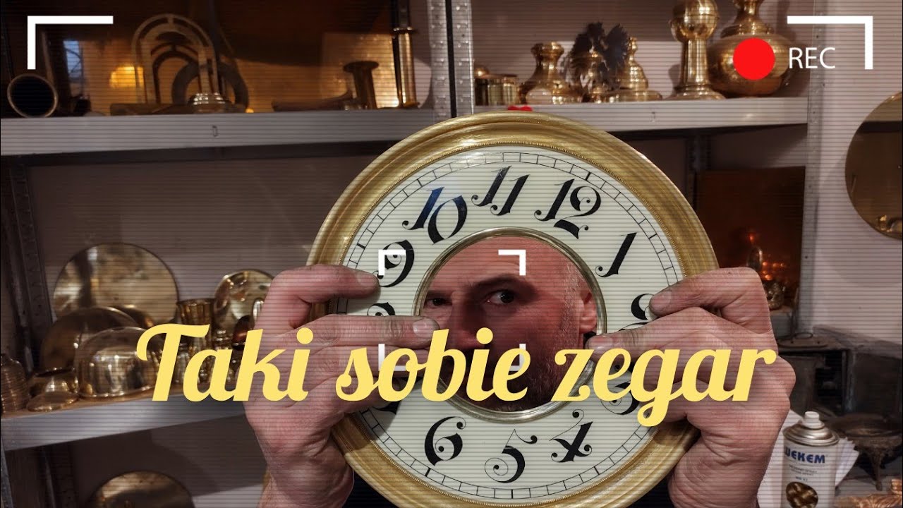 części zegara wartego 45 tys zł  . drykowanie , spinning metal clock