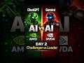 Day 2 — One AI is already winning… (ChatGPT vs Gemini) #ai #investing #chatgpt #gemini #shorts