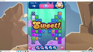 Smash Candy Crush Saga SUPER HARD Level 1053 { 1ST TRY LAST MOVE } screenshot 5