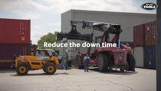 Mobile and on-site tyre service on Reach Stacker made efficient and safe screenshot 5