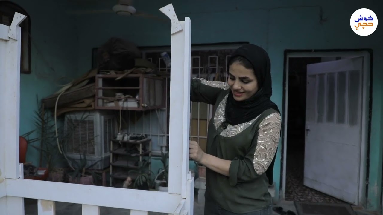 نور الجنابي نجارة من بغداد