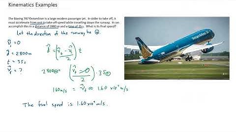 6 Kinematics Examples
