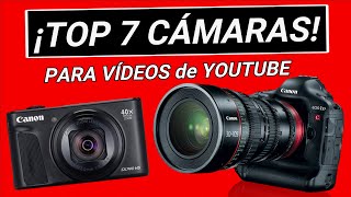 🤜 🚀 TOP 7 mejores CÁMARAS para GRABAR en YOUTUBE del 2023 -【Buenas y BARATAS 🏆】