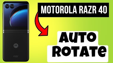 Auto Rotate Motorola Razr 40 || How to set auto rotate || How to use auto rotate options