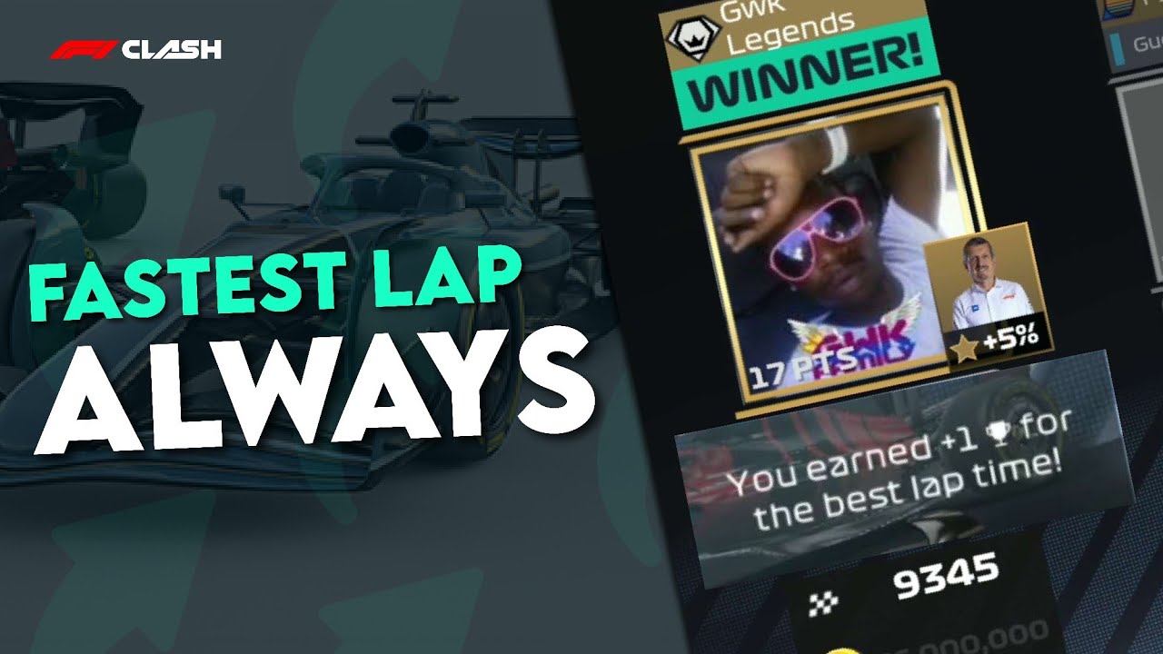 F1 Clash | How To Get The Fastest Lap Easy (online business,ecommerce,crypto,real estate)