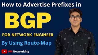 How to advertise prefixes in BGP by using route-map | BGP Protocol tricks | CCNP_Routing | #ccna