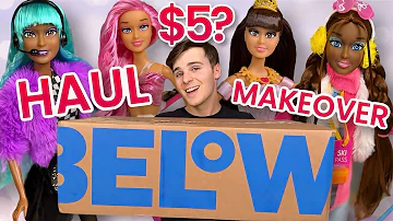 5 Below HAUL & MAKEOVER! Glam Squad Dolls Unboxing & Review + Zoe Doll! Only 5 Dollars Each??!