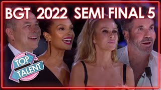 ALL 2022 BRITAIN'S GOT TALENT SEMI FINAL EPISODE 5 | Top Talent