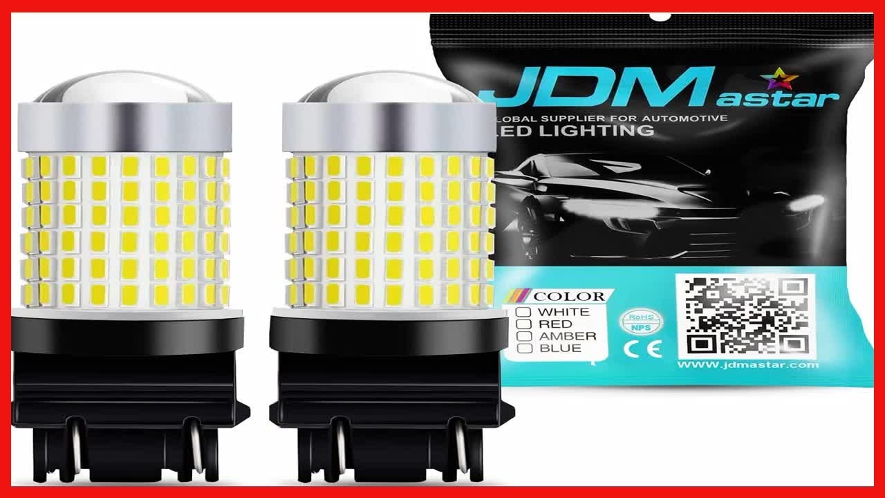 Great product -  JDM ASTAR Extremely Bright 144-EX Chipsets 3056 3156 3057 3157 LED Bulbs with Proje