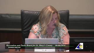 6/6/24 Recreation and Parks Board