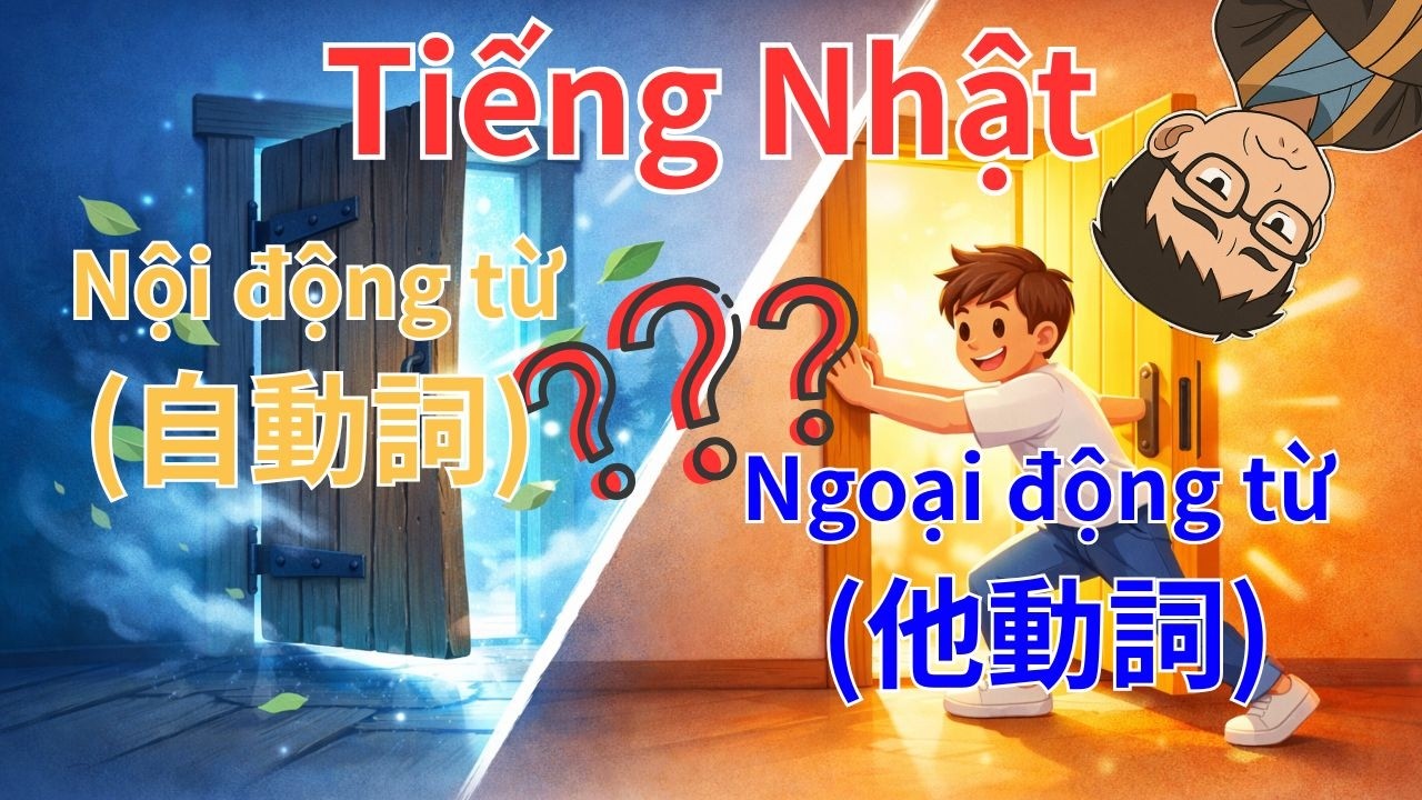 🌸Phân biệt Nội động từ (自動詞) & Ngoại động từ (他動詞) tiếng Nhật dễ hiểu nhất🌸