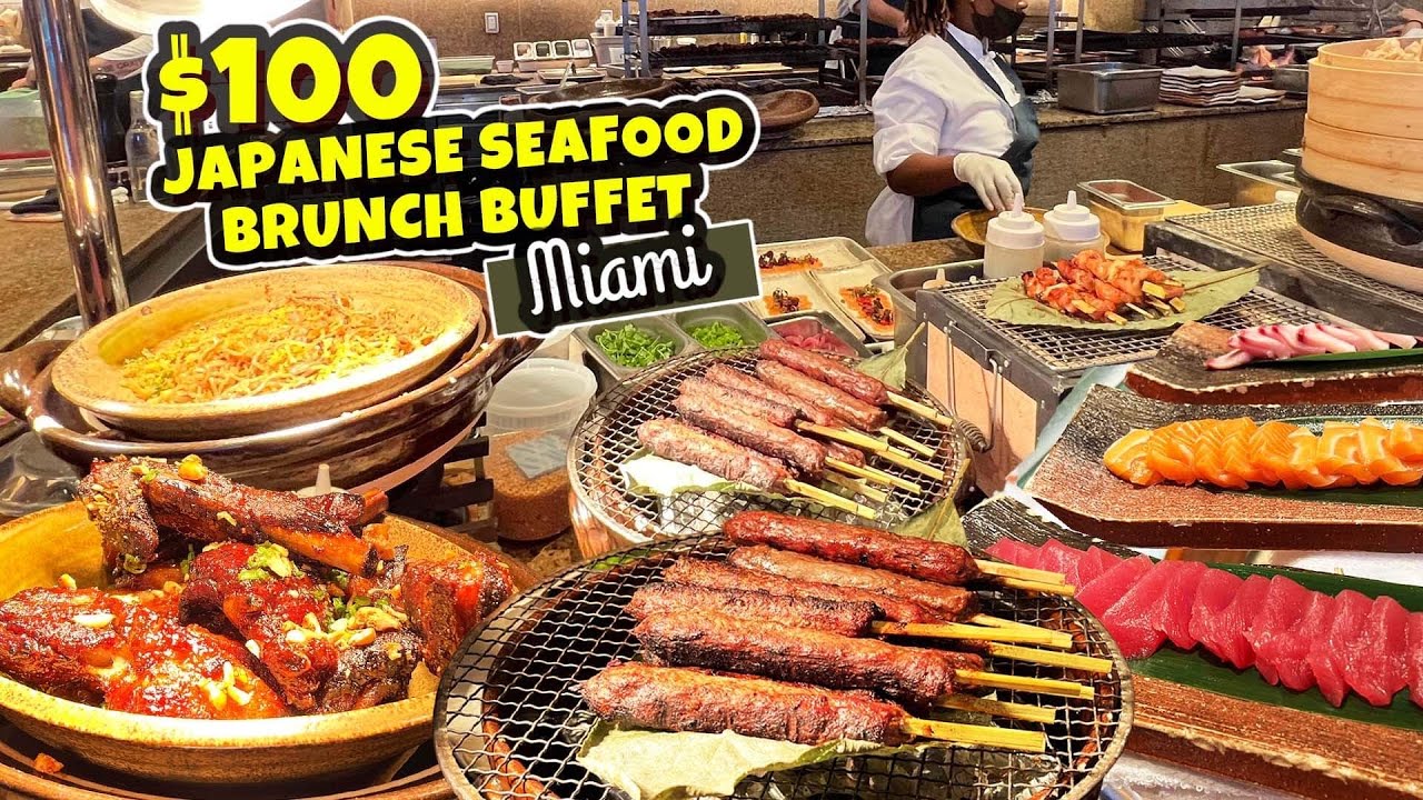 $100 JAPANESE SEAFOOD BRUNCH BUFFET! Truffle HOTPOT & Wagyu DUMPLINGS | BEST ALL YOU CAN EAT! | Strictly Dumpling