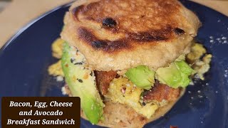 Easy Delicious Egg, Bacon, Cheese and Avocado Breakfast Sandwiches |Kid Friendly version| Java Juice