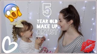 MAKE UP ARTIST AT 5 YEARS OLD?