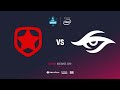 Gambit vs Team Secret, ESL One Katowice 2019, bo2, game 2, [Adekvat & Mortales]