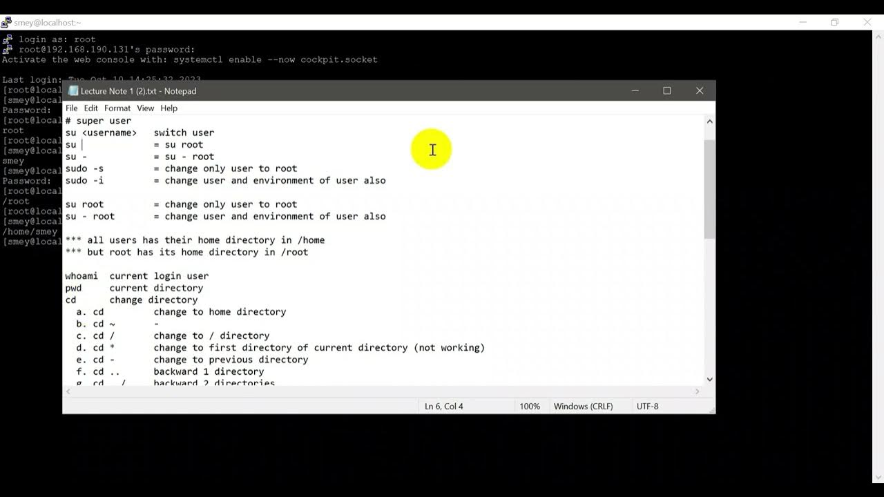 Part 1: How to use command Linux on CentOS. របៀបប្រើប្រាស់ command ...