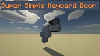 Minecraft: Super Simple Keycard Door [CHECK PINNED COMMENT]