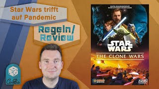 Star Wars Clone Wars - Pandemic - Kämpft als Jedi gegen die Separatisten - Regeln und Review 4K