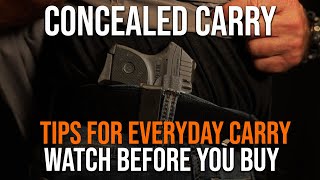 Concealed Carry Basics || Must know before you buy