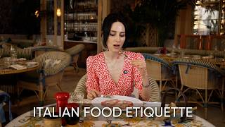 Italian Food Etiquette Guide | How to Eat Pasta, Pizza, Lasagna, Tiramisu & Espresso