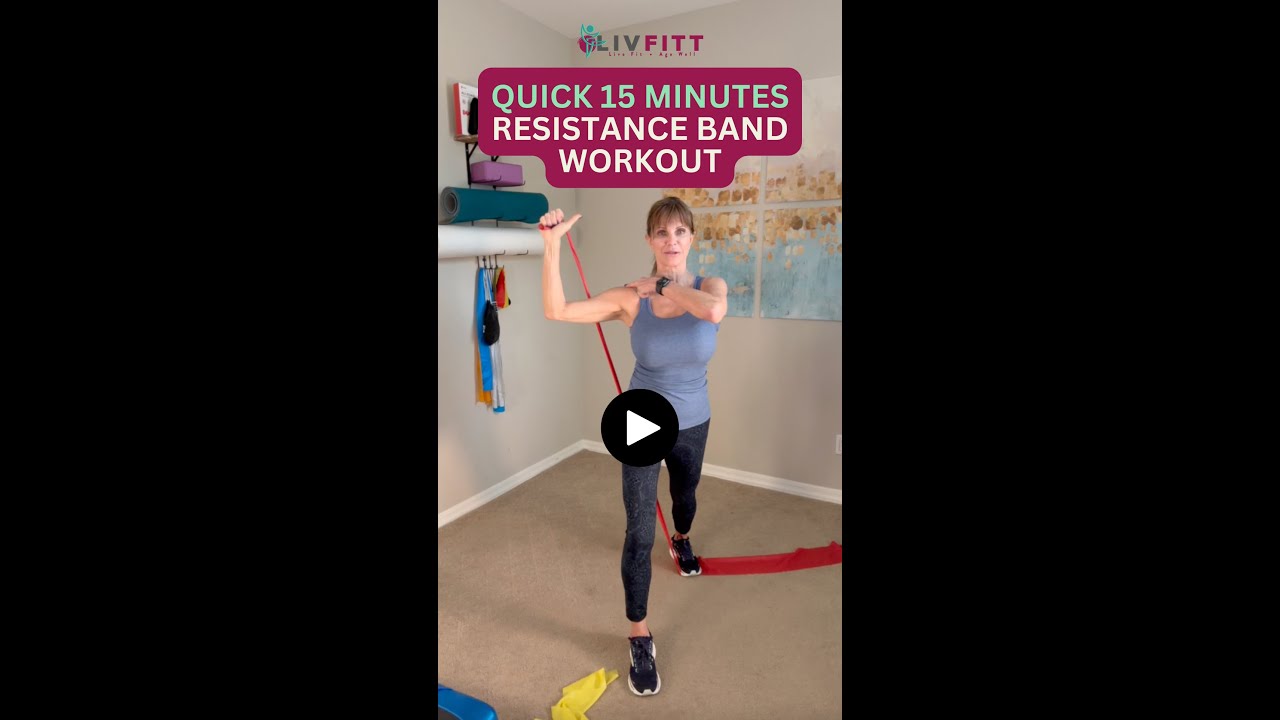 Quick 15 Minutes Resistance Band Workout YouTube