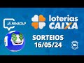 Loterias caixa megasena quina lotofcil e mais 16052024