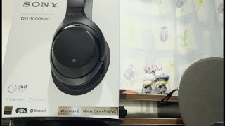 Unboxing of the Sony WH-1000XM3