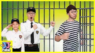 비상 비상! 감옥에서 탈옥한 악당을 잡아야해요! 레고시티 경찰 장난감 상황극 놀이 Pretend Play Police in Jail [제이제이 튜브-JJ tube]