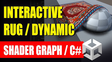 Interactive Rug Tutorial | Vertex Displacement | Unity Shader Graph (English Captions)