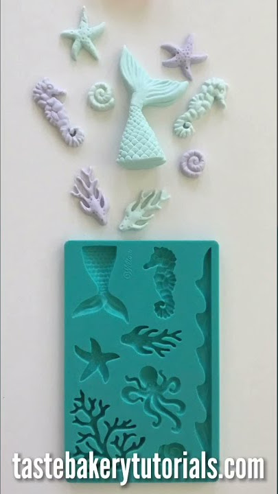 Princess Mermaid Silicone Mould for Polymer Clay and Air Dry Clay Art and  Craft, Air Dry Clay Mold for Adults, Silicone Mold for Clay 