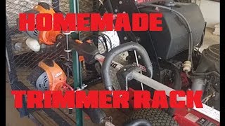 Homemade String Trimmer Rack for Under $50.00!