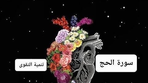حفظ سورة الحج بسهولة ويسر الجزء الأول مع الاوراق