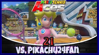 Mario Tennis Aces: Online Play - Vs. Pikachu24Fan [21]