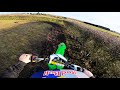 BUILDING AND RIDING A PIT BIKE TRACK IN MY GARDEN!!