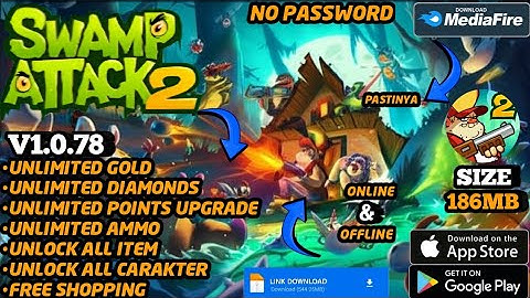 Swamp Attack 2 Mod Apk V1.0.78 Terbaru 2025 - Unlimited Gold & Unlinited Diamonds